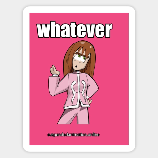 Fancy Nancy - Whatever Sticker by tyrone_22